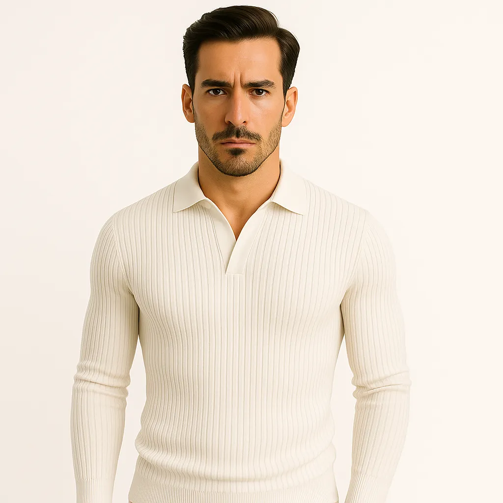 Domoir | Relaxed Open Collar Shirt