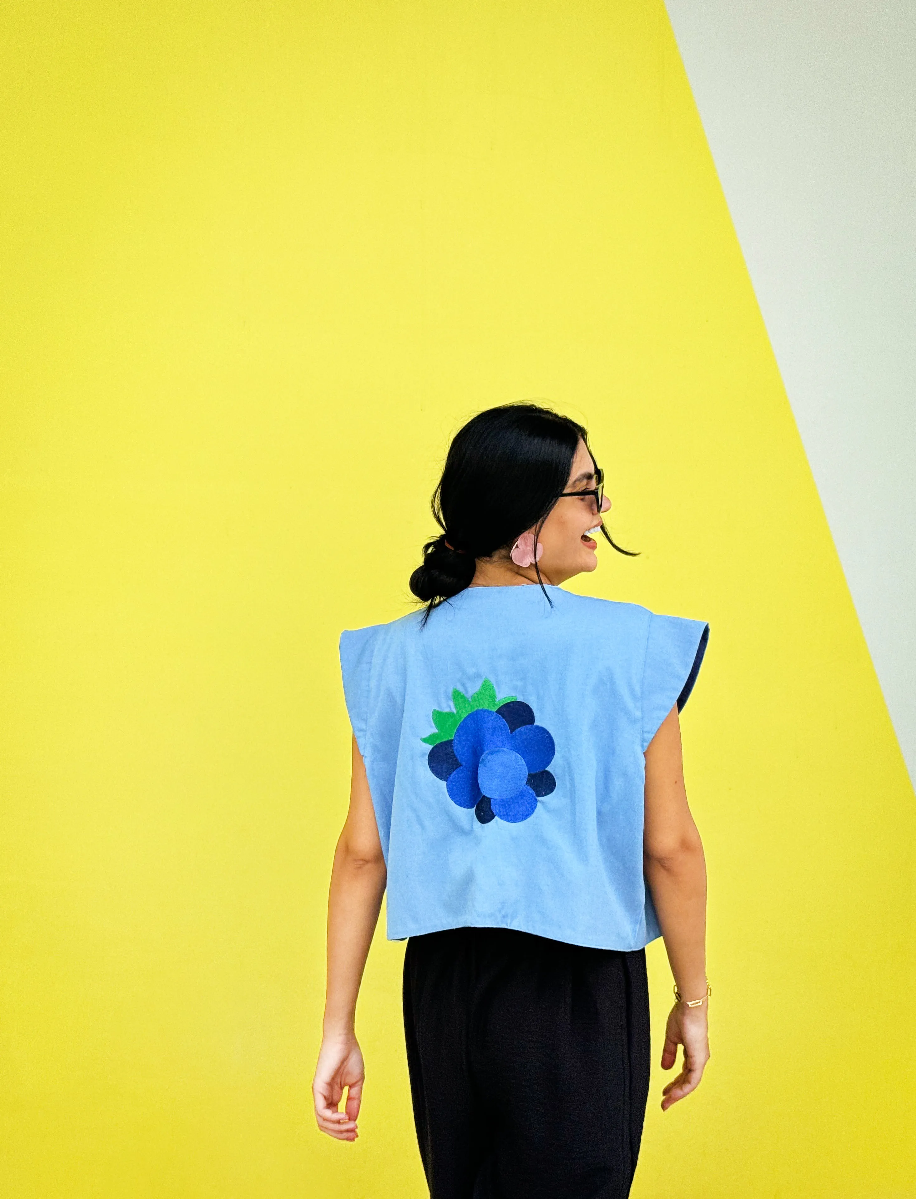 Double-Faced Berries Vest