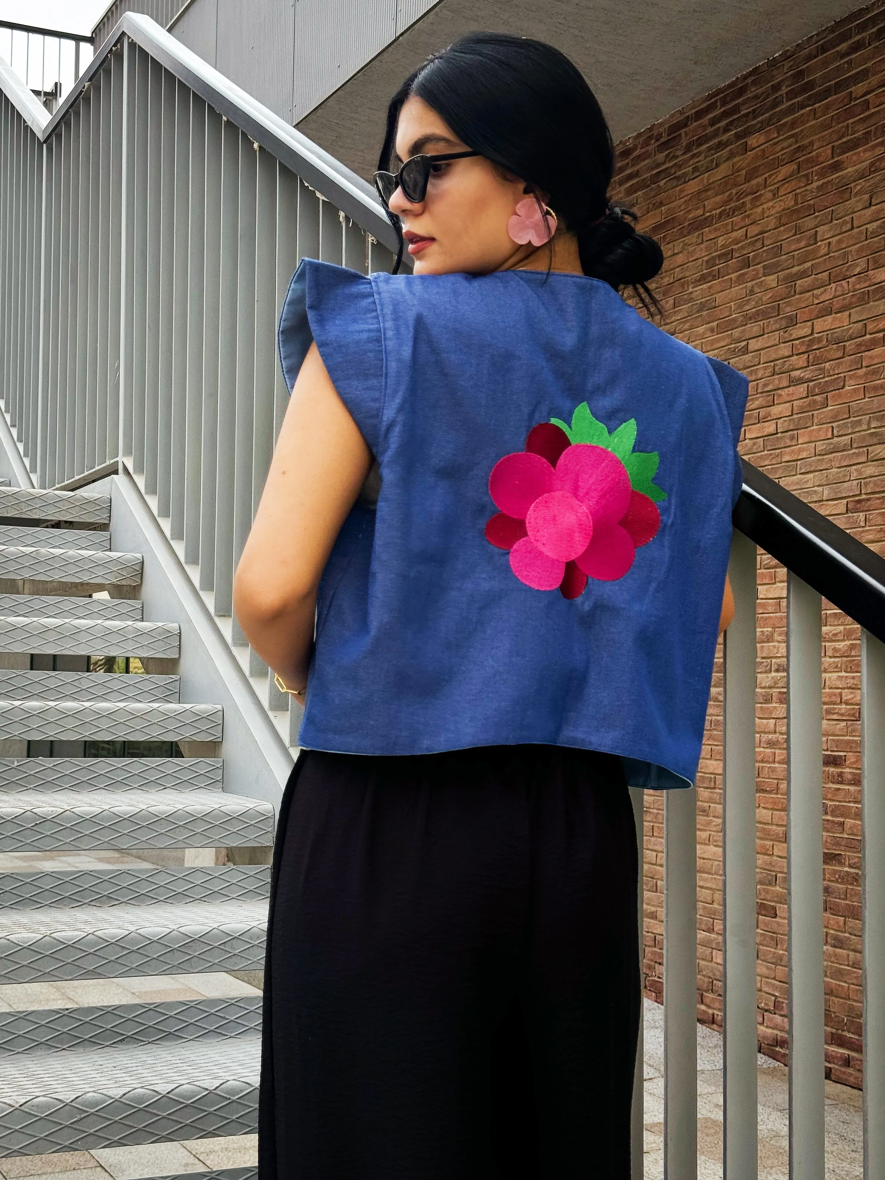 Double-Faced Berries Vest