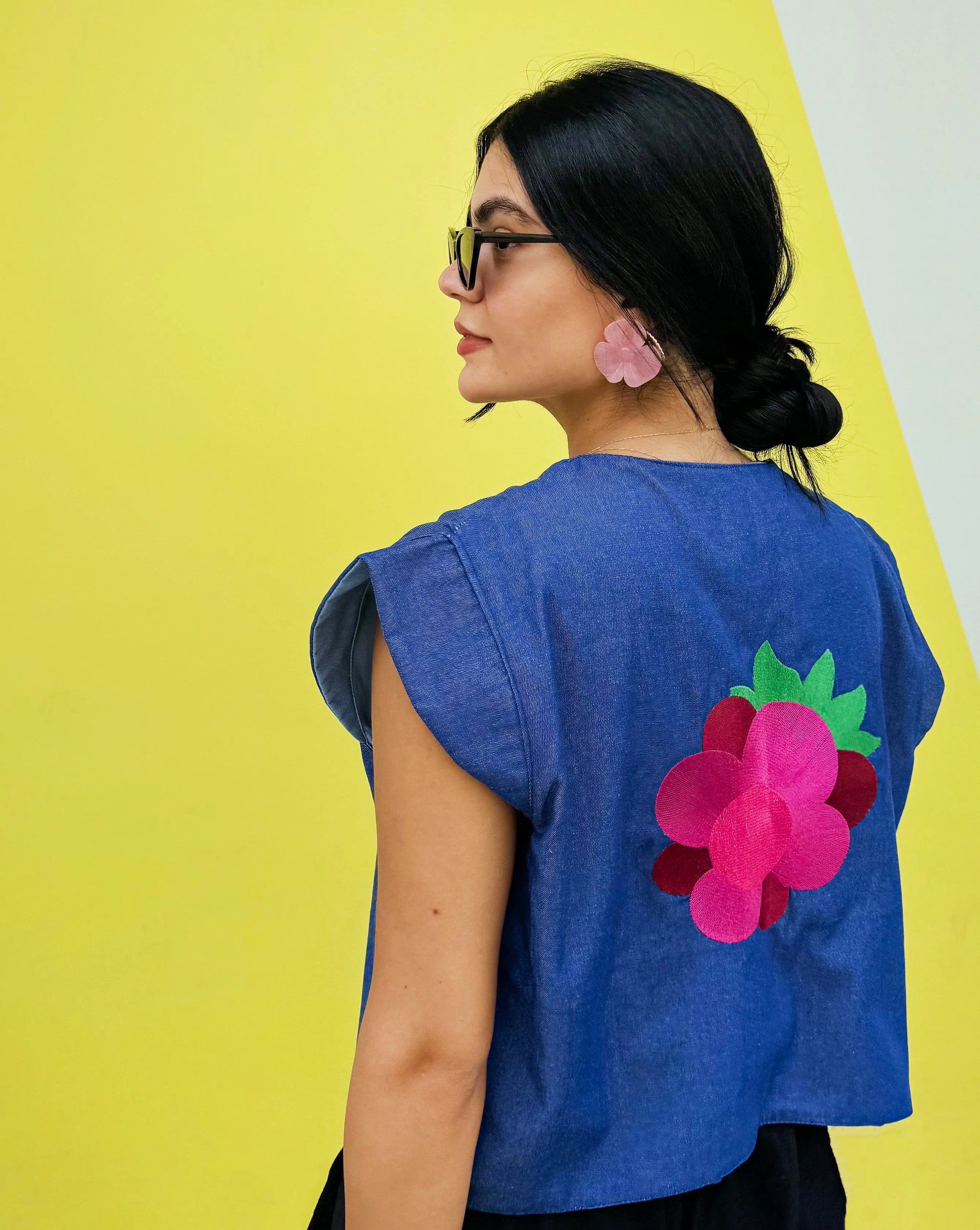 Double-Faced Berries Vest