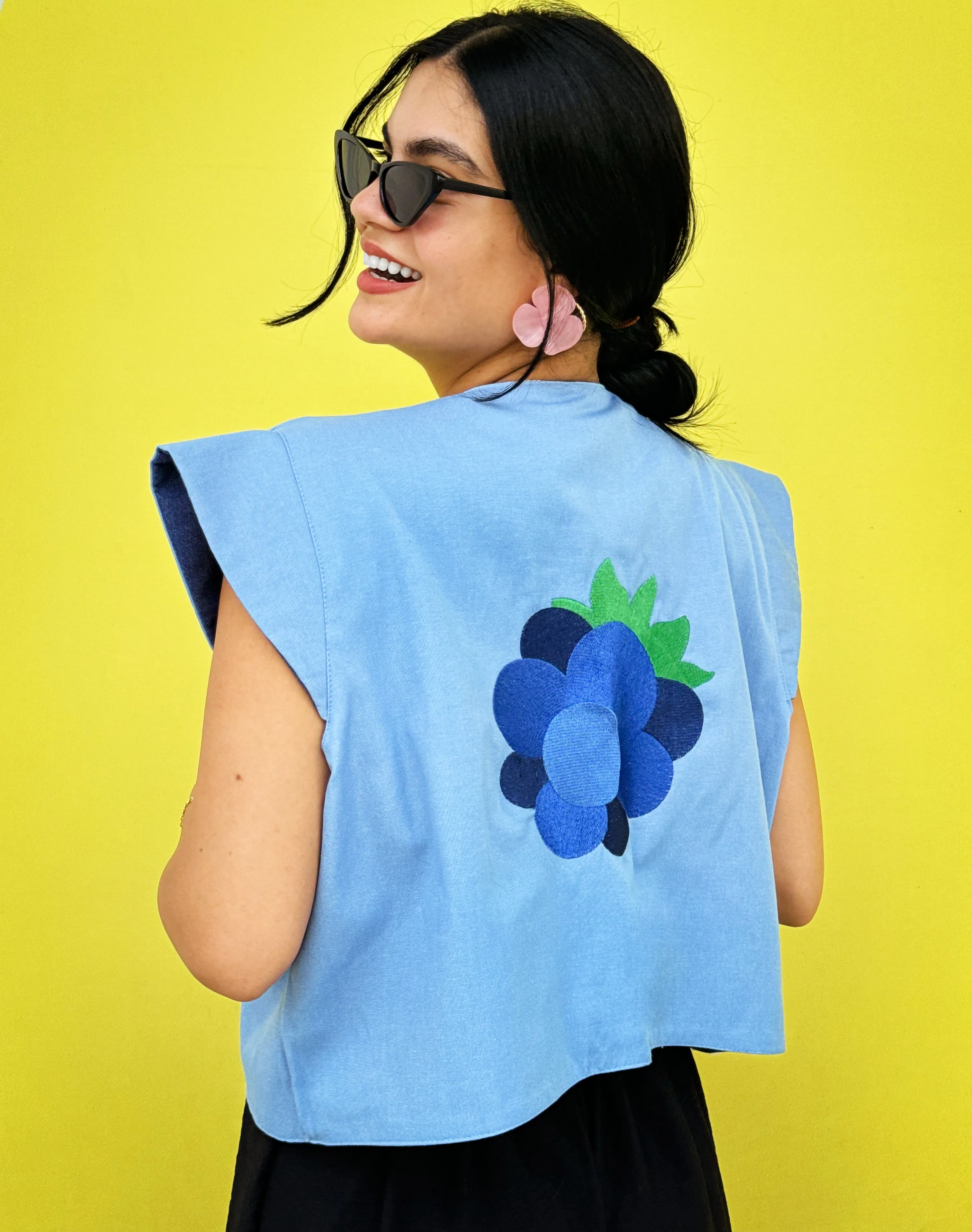 Double-Faced Berries Vest