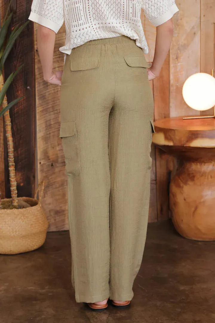 Drawstring Cargo Pants