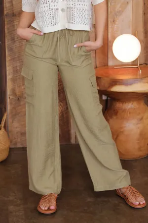 Drawstring Cargo Pants