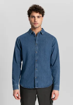 DSTREZZED TORKEL L/S DENIM SHIRT 303772