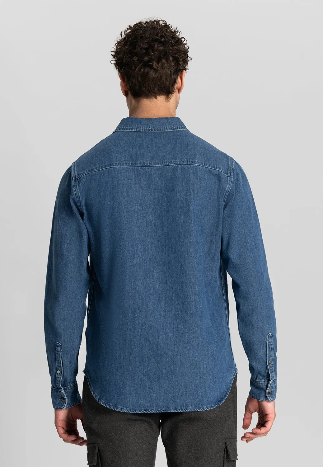DSTREZZED TORKEL L/S DENIM SHIRT 303772