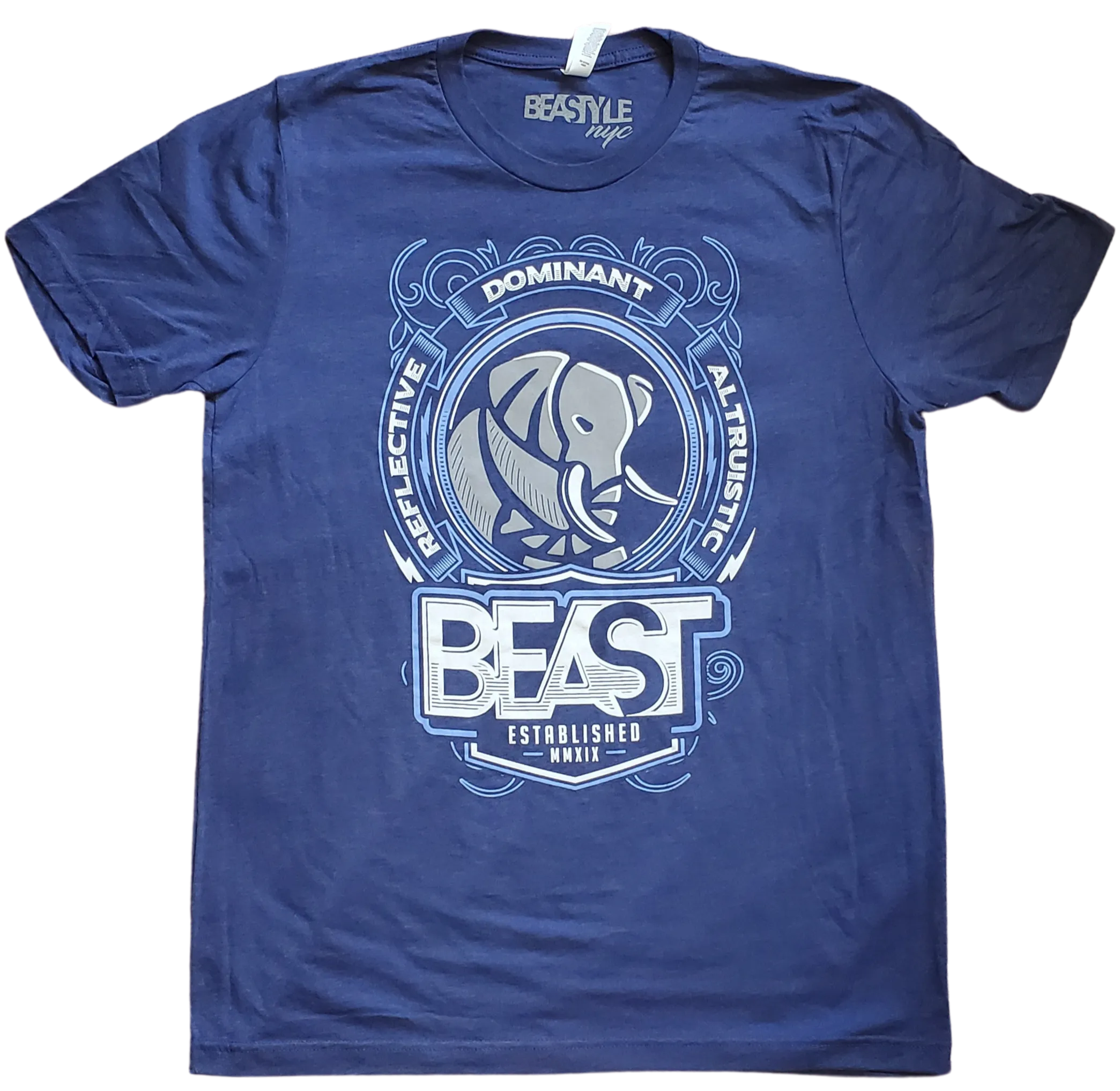 Elephant Beast Navy Blue T-Shirt