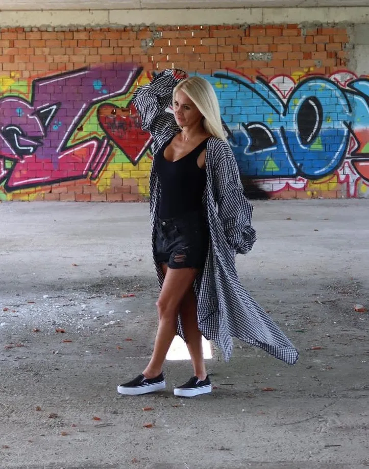 Extravagant Shirt/Avant-garde Asimetric Top/ Loose Women Shirt/ Gothic Shirt / Drapped Blouse/ Sexy Top/ Party Shirt/ Designer Blouse
