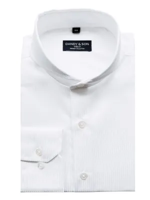 Extreme Cutaway White Striped Premium Shirt