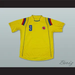 Falcao 9 Colombia Home Football Soccer Jersey