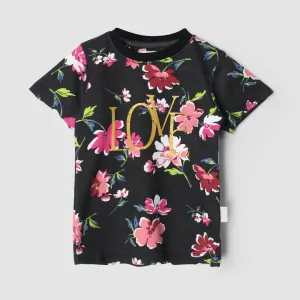 Fancy Black Themed Kids T-Shirt