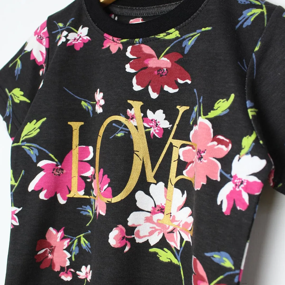 Fancy Black Themed Kids T-Shirt