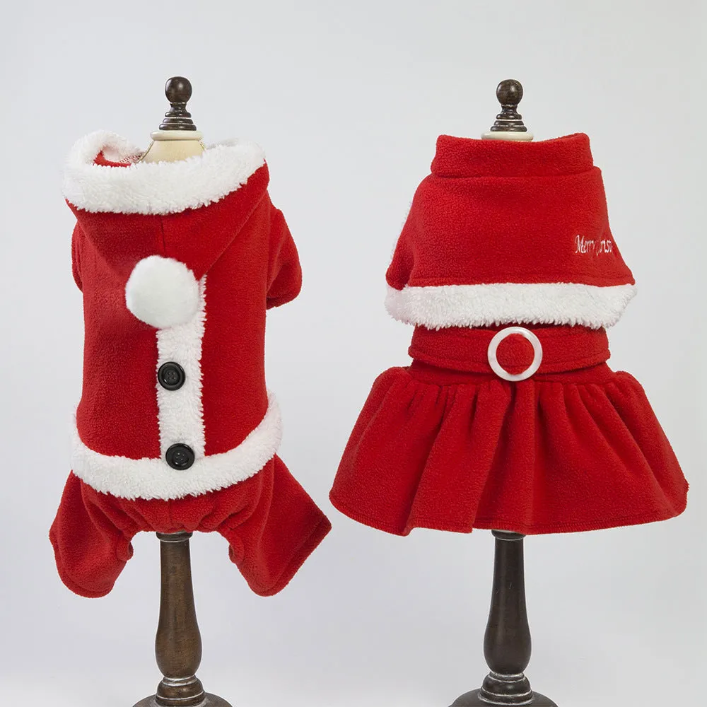 Fashionable And Simple Christmas Pet Dog Clothes