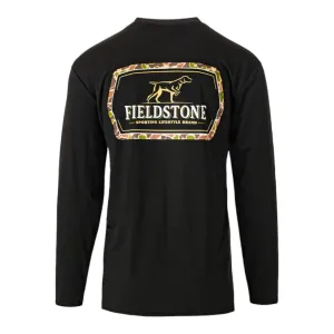 Fieldstone Performance Camo Logo LS Tee