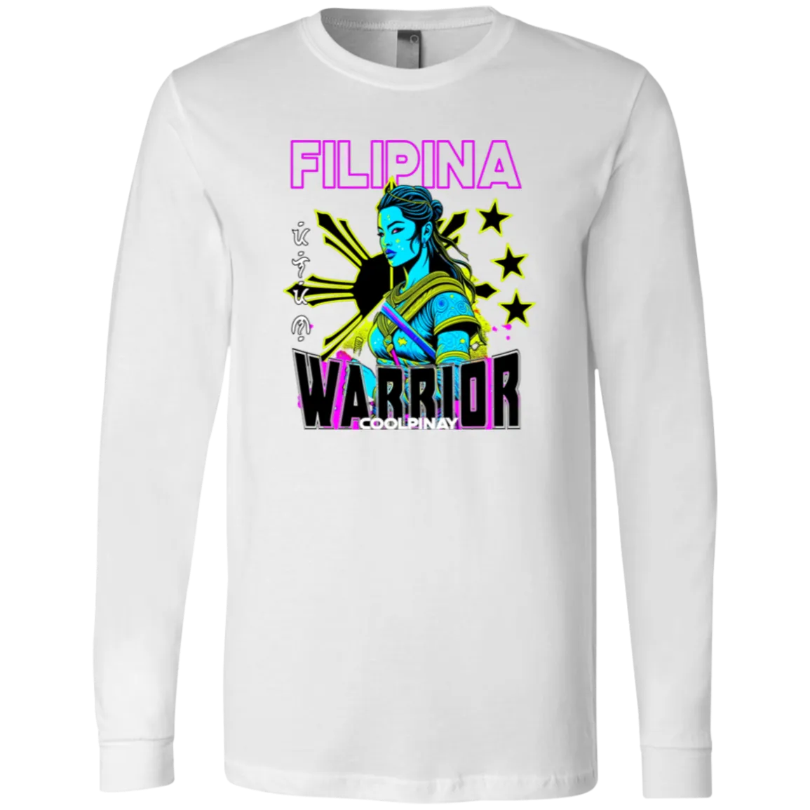 Filipina Warrior Psychadelic Unisex Jersey Long Sleeve T-Shirt