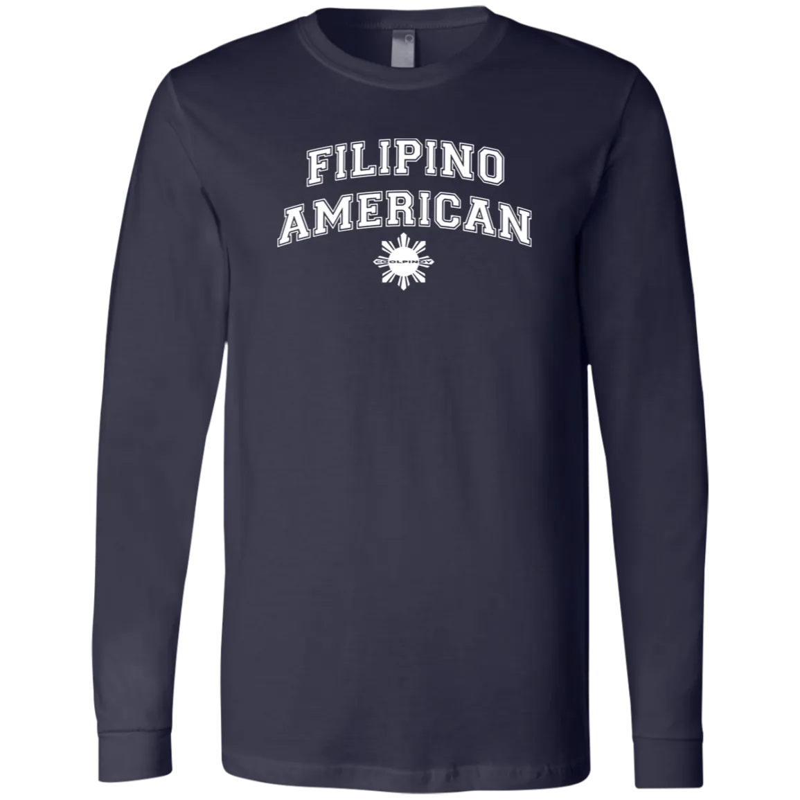 Filipino American University CP Unisex Jersey Long Sleeve T-Shirt
