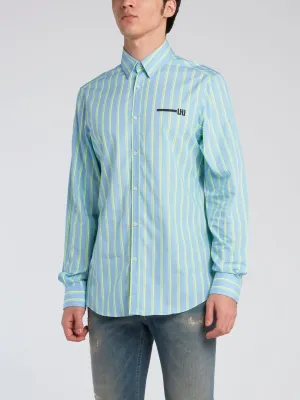 Fluo Striped Long Sleeve Shirt