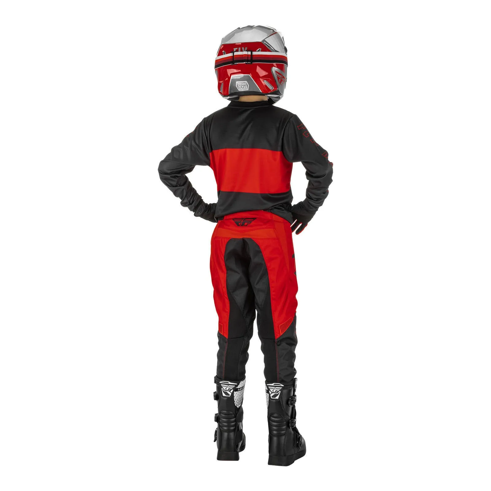 Fly Racing 2022 F-16 Youth Pant - Red / Black