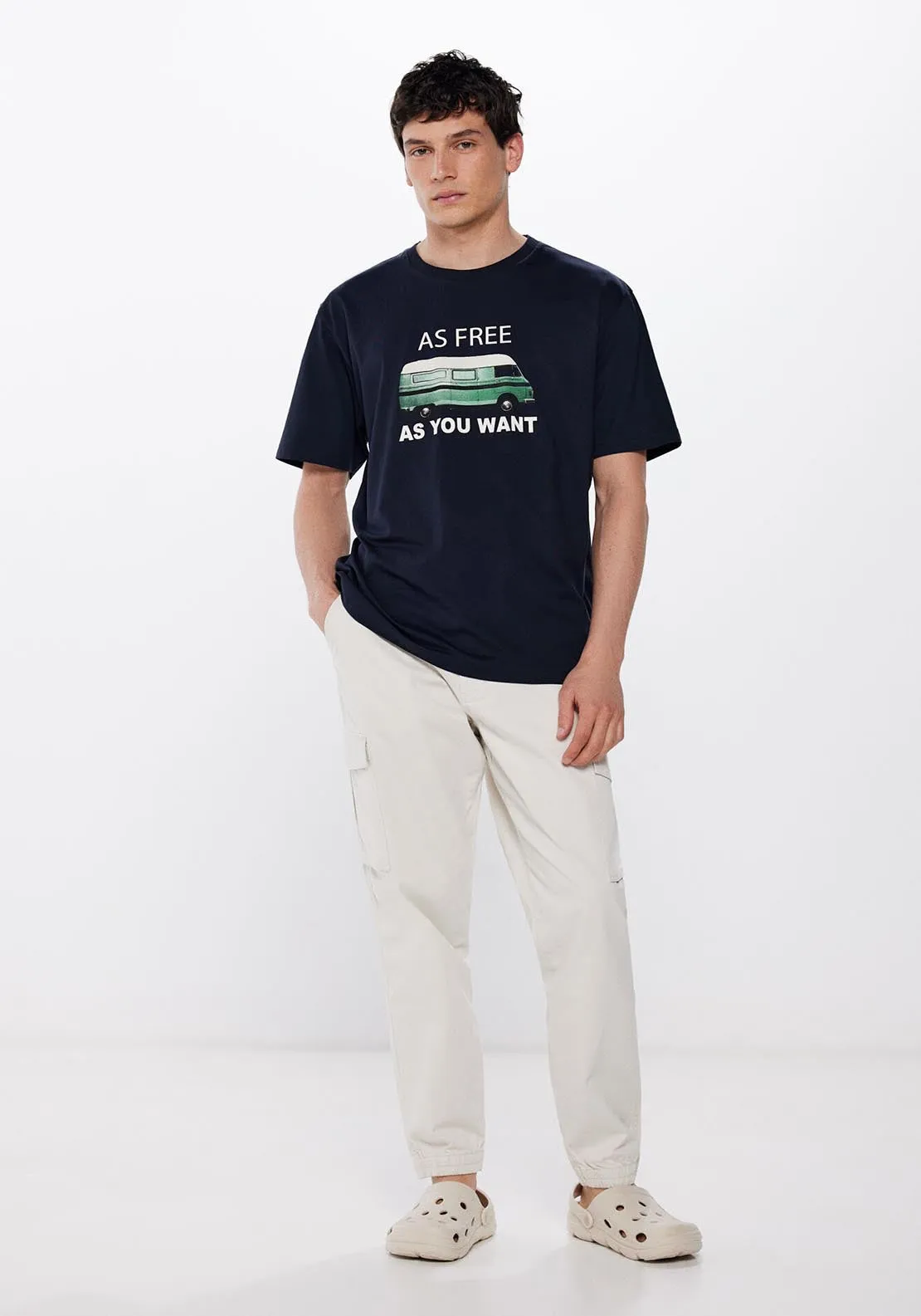 Free van T-shirt - Blue