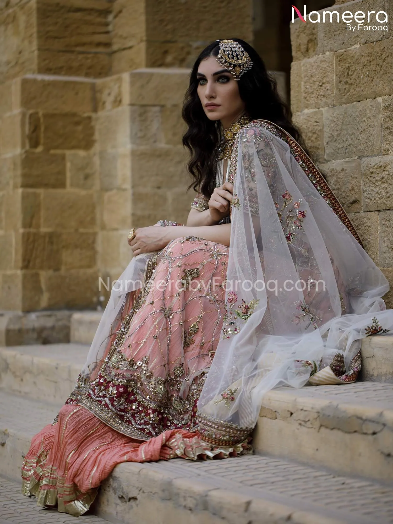 Front Open Shirt with Lehenga Dupatta Online #BS189