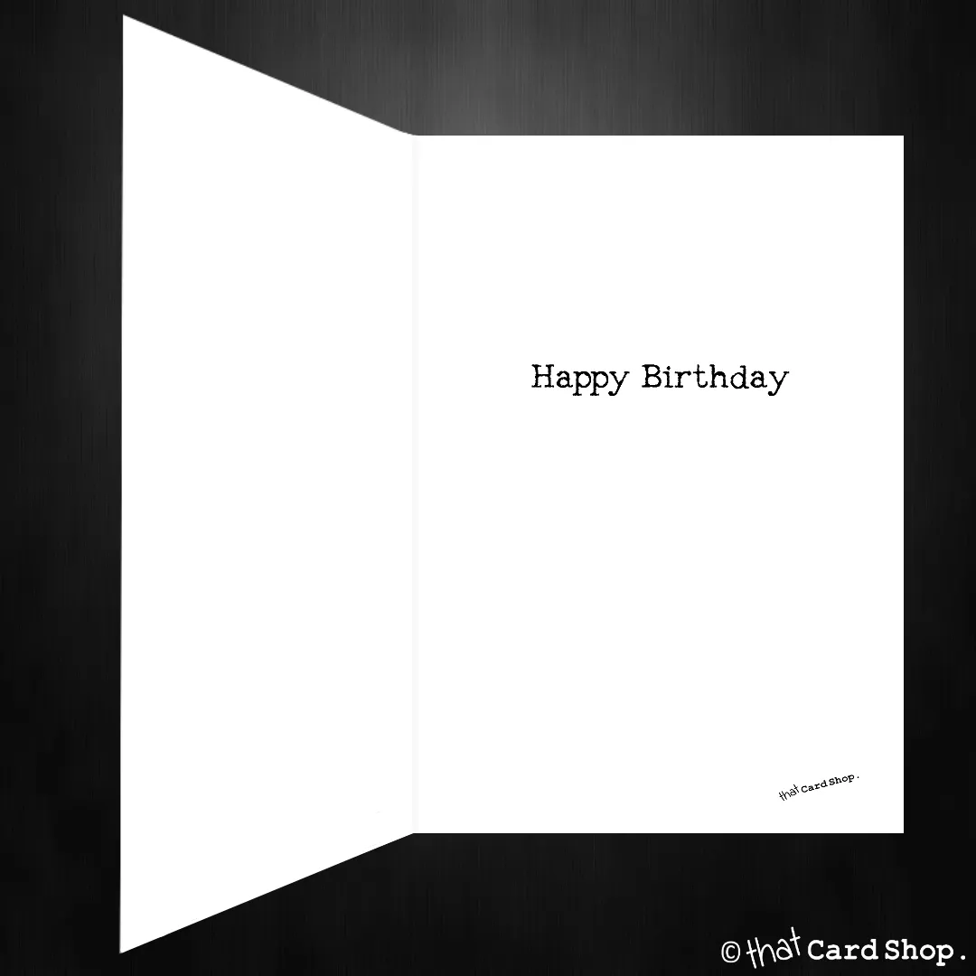 Funny Birthday Card "Don't pee your pants!"