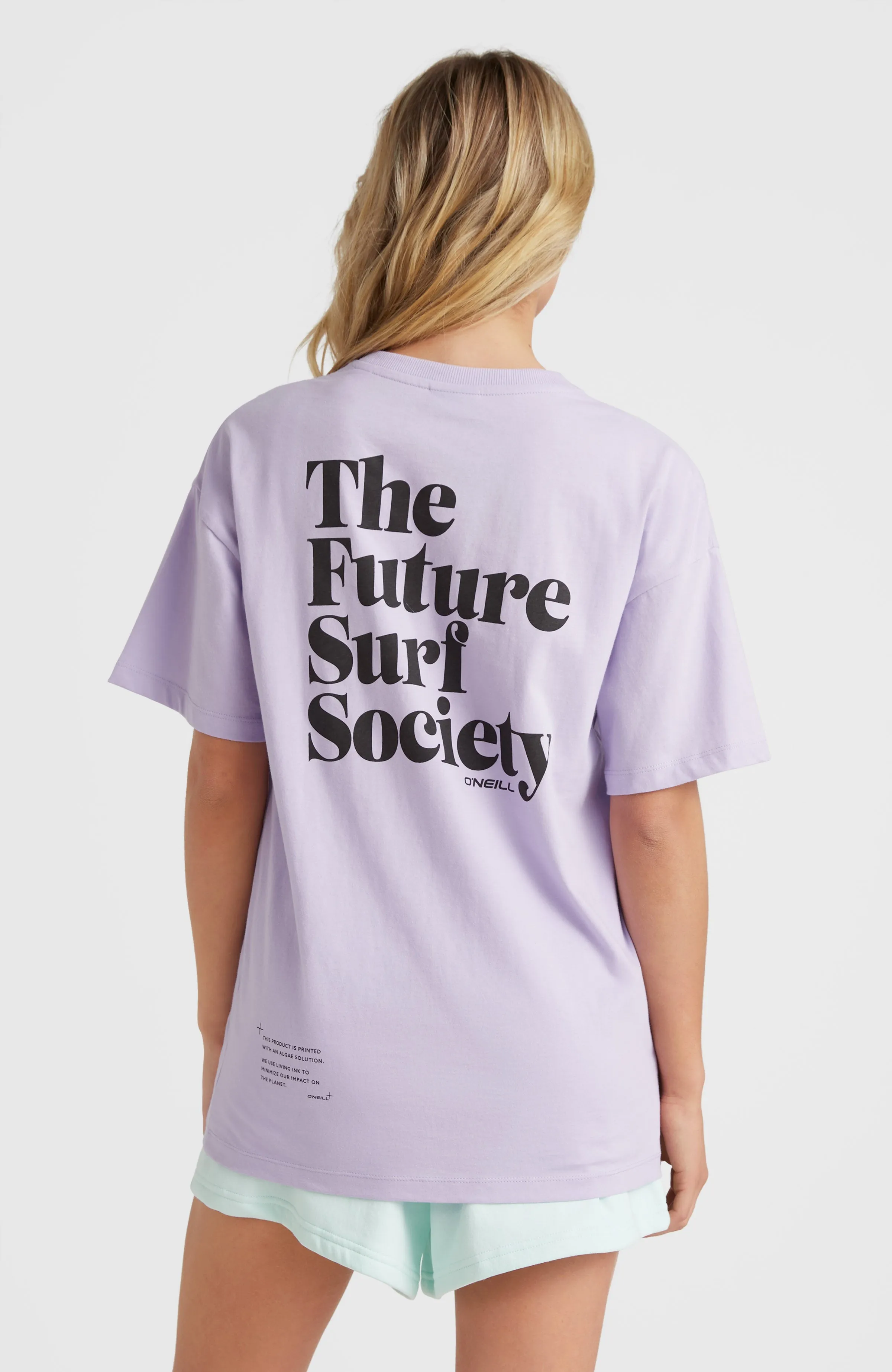 Future Surf Loose Long T-Shirt | Purple Rose