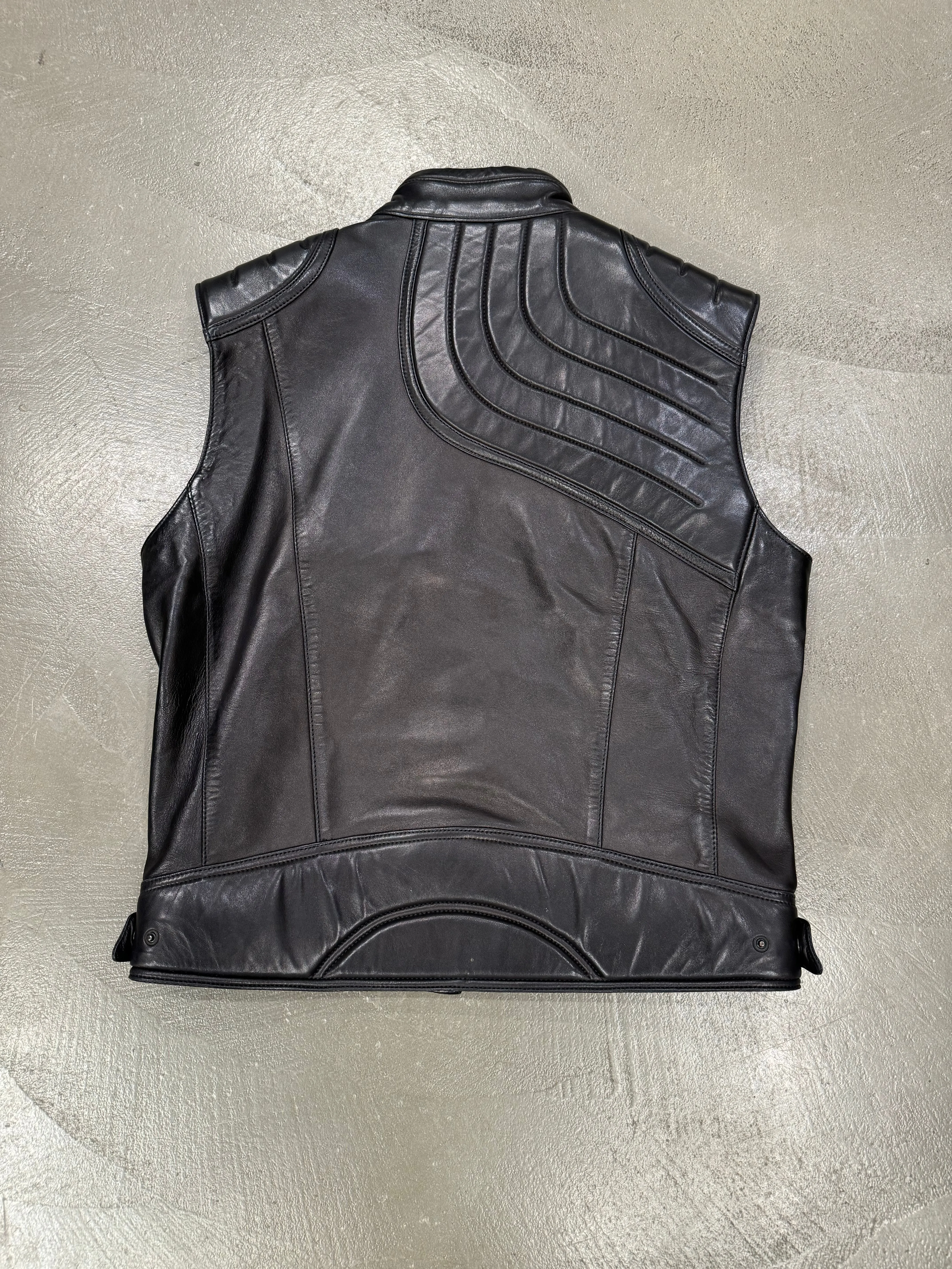 F/W 2000 Gucci by Tom Ford spiral biker vest
