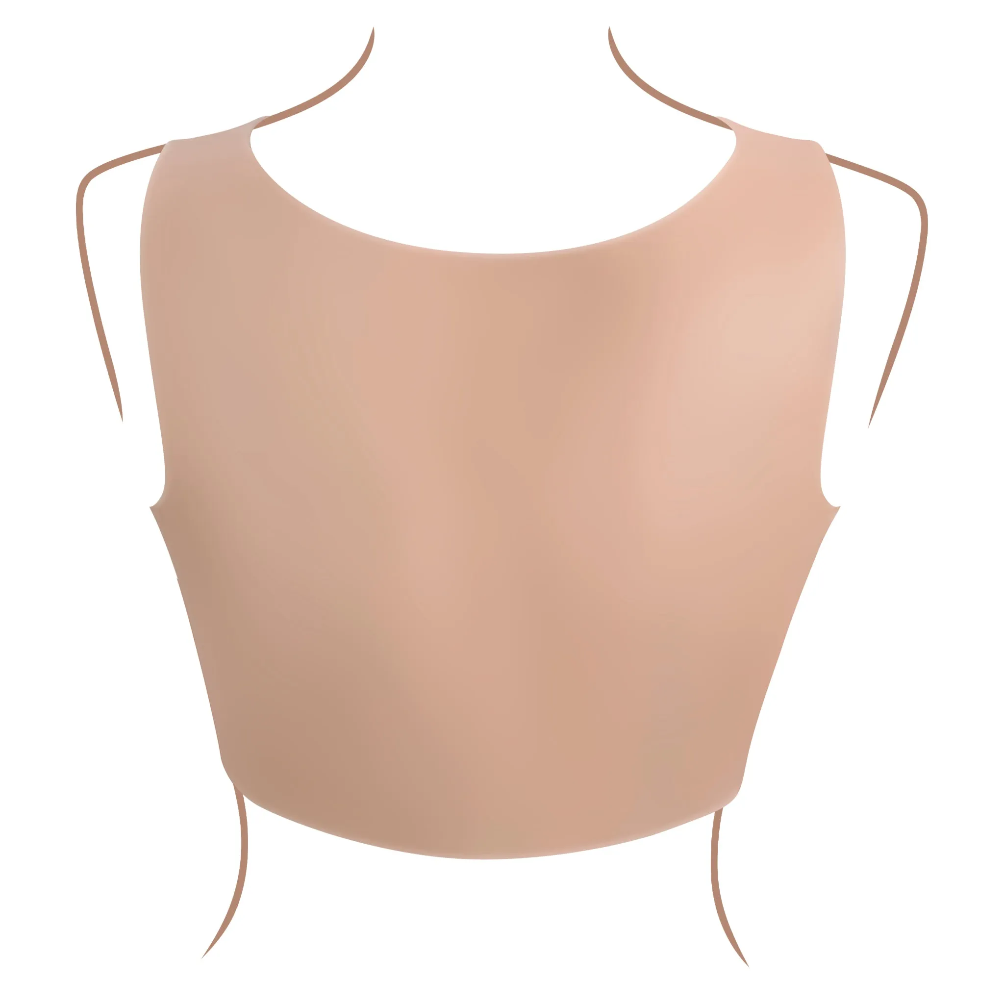 Gender-X Undergarment Plate E cup Light