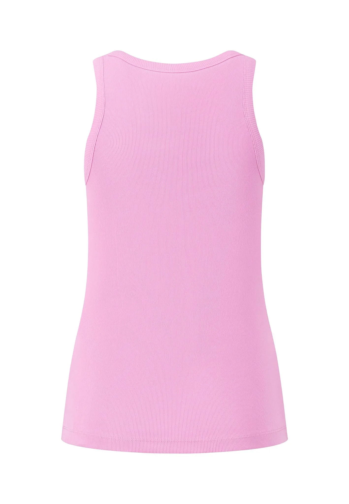 Geripptes Modern-Fit Top aus 100% Baumwolle