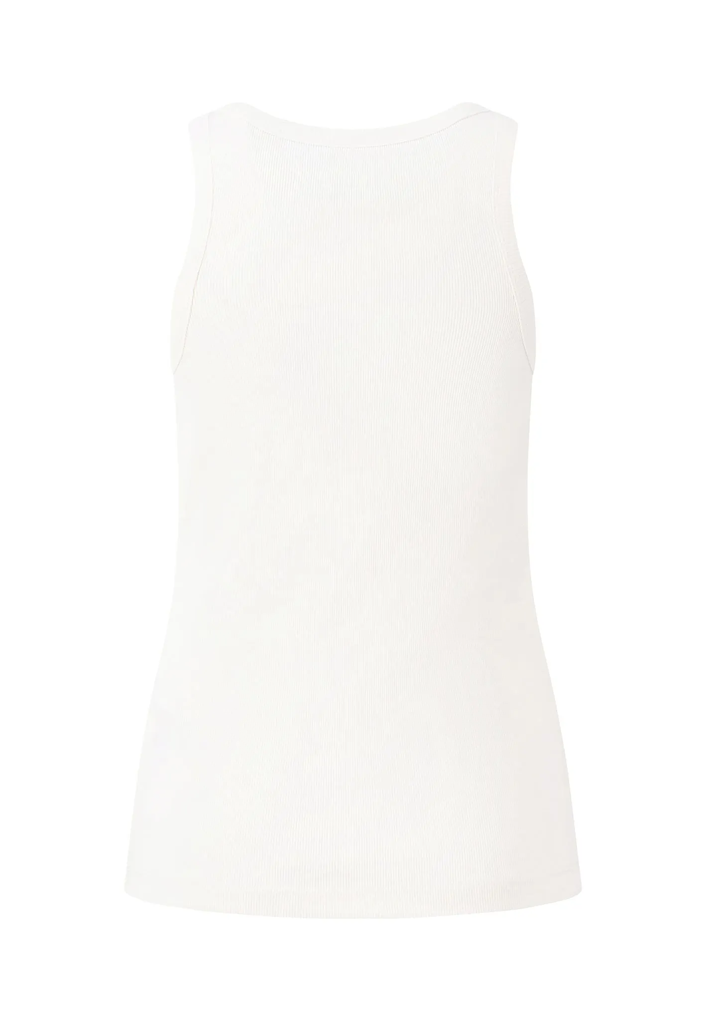 Geripptes Modern-Fit Top aus 100% Baumwolle