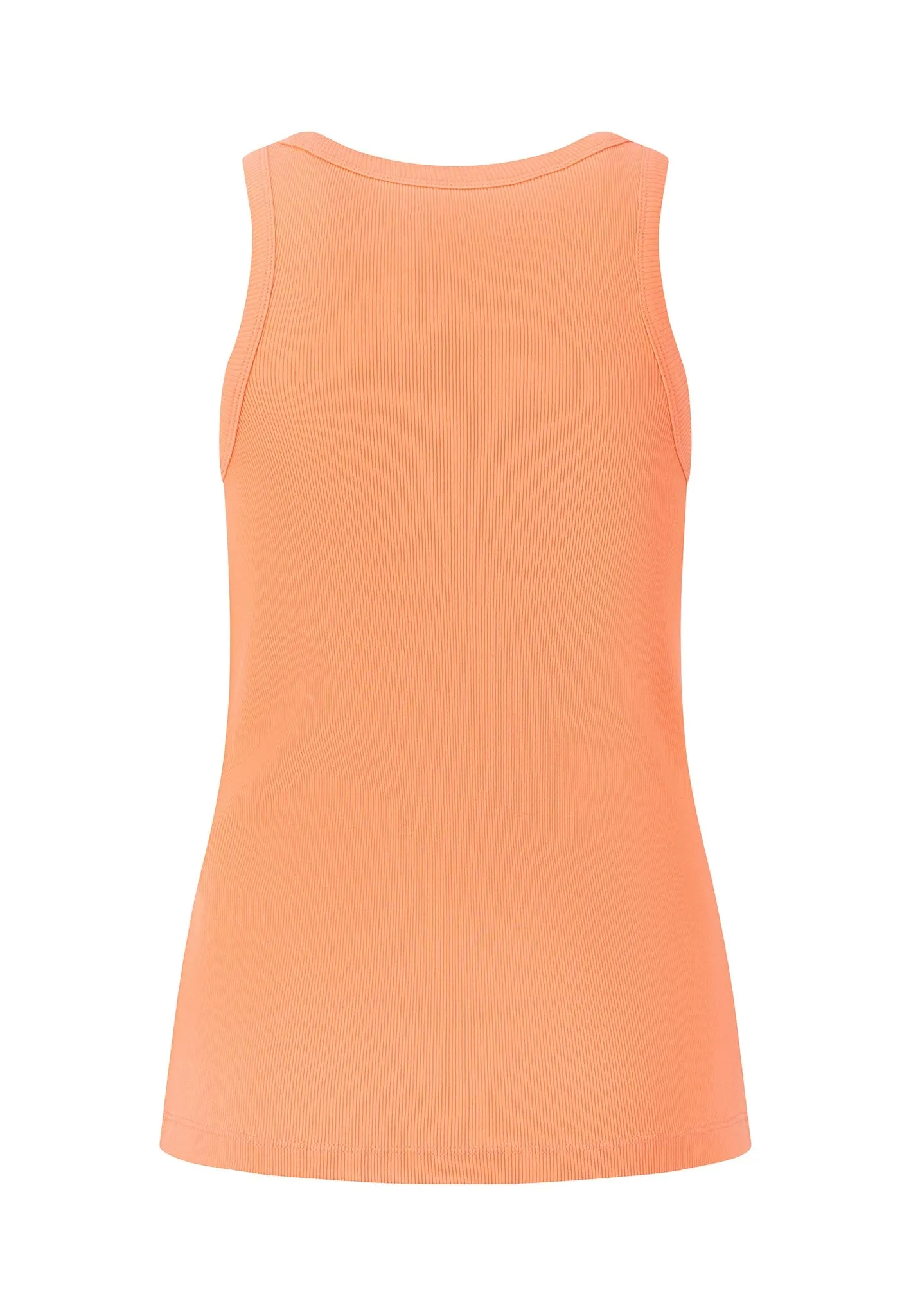 Geripptes Modern-Fit Top aus 100% Baumwolle