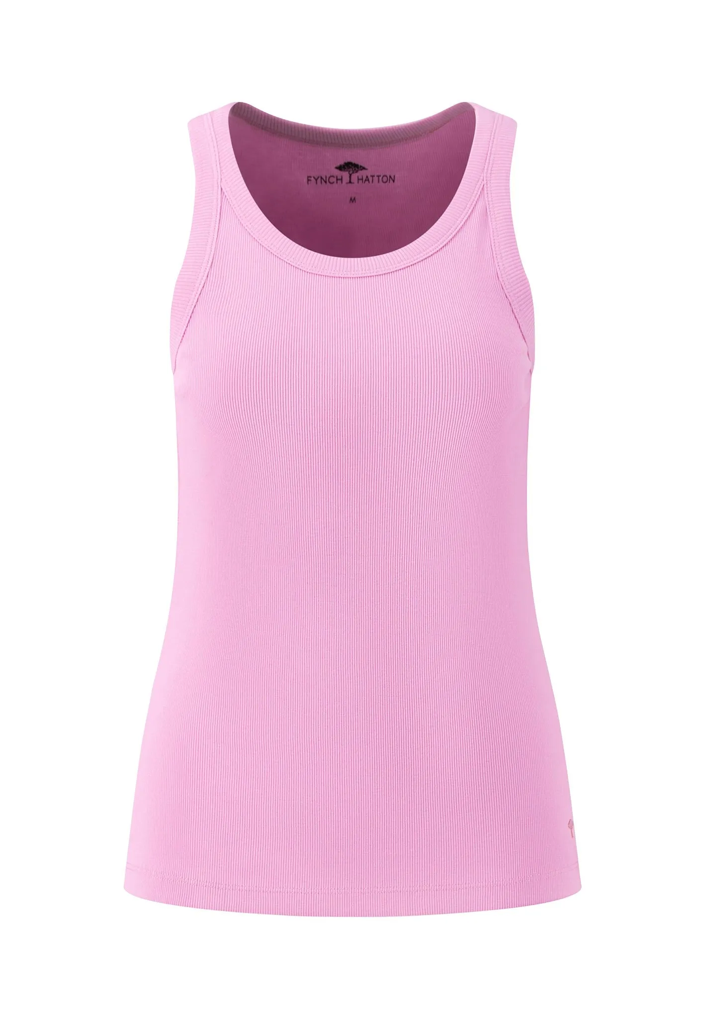 Geripptes Modern-Fit Top aus 100% Baumwolle
