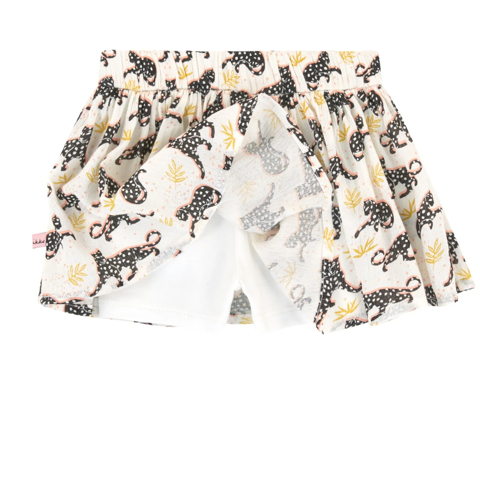 Girls' All Over Tiger Print Skirt