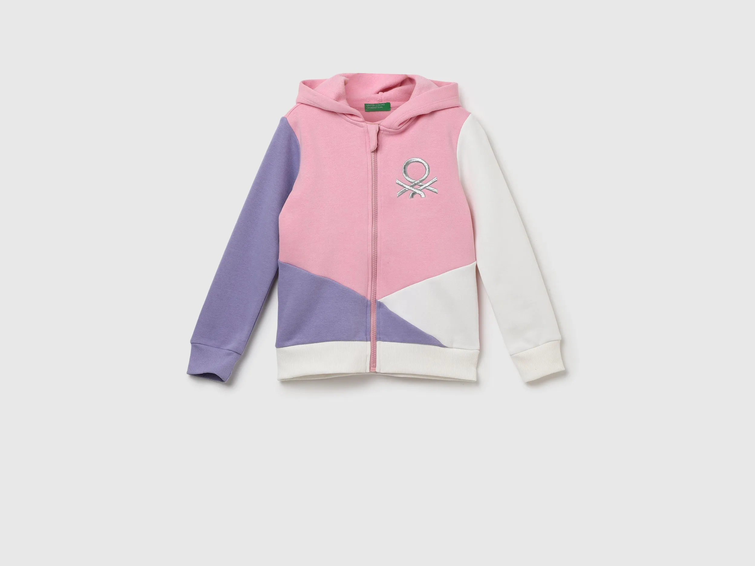 Girls Colorblock Hood Sweatshirt