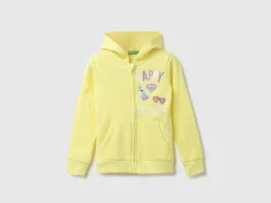 Girls Embellished Hooded Sweatshirt