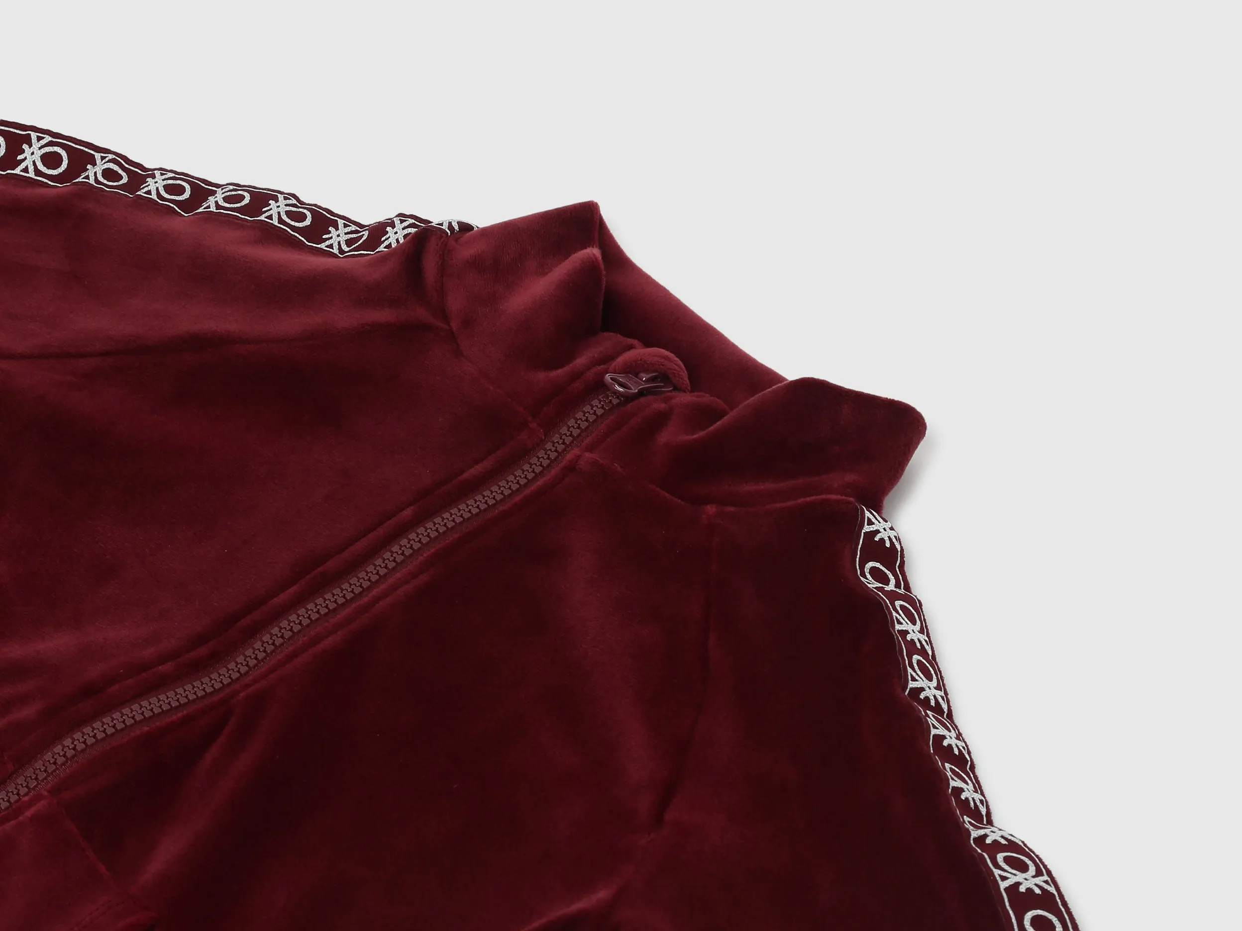 Girls Solid High Neck Sweatshirt