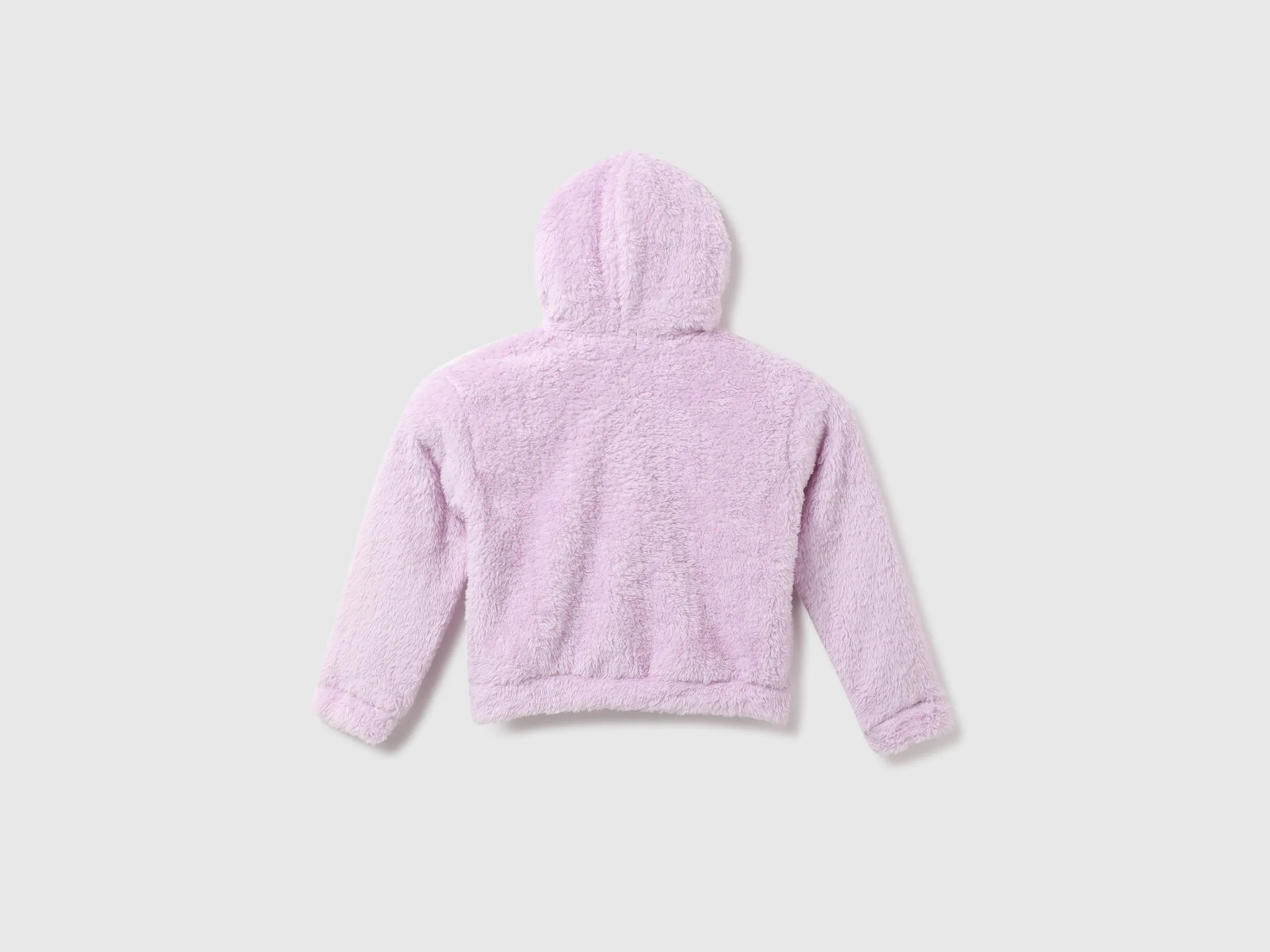 Girls Solid Hooded Neck Sweatshirt