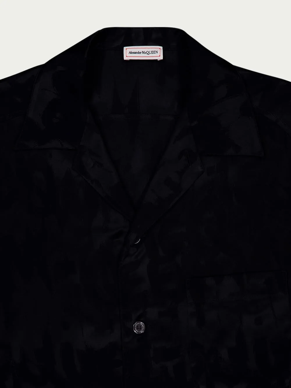Graffiti-Jacquard Short-Sleeve Shirt