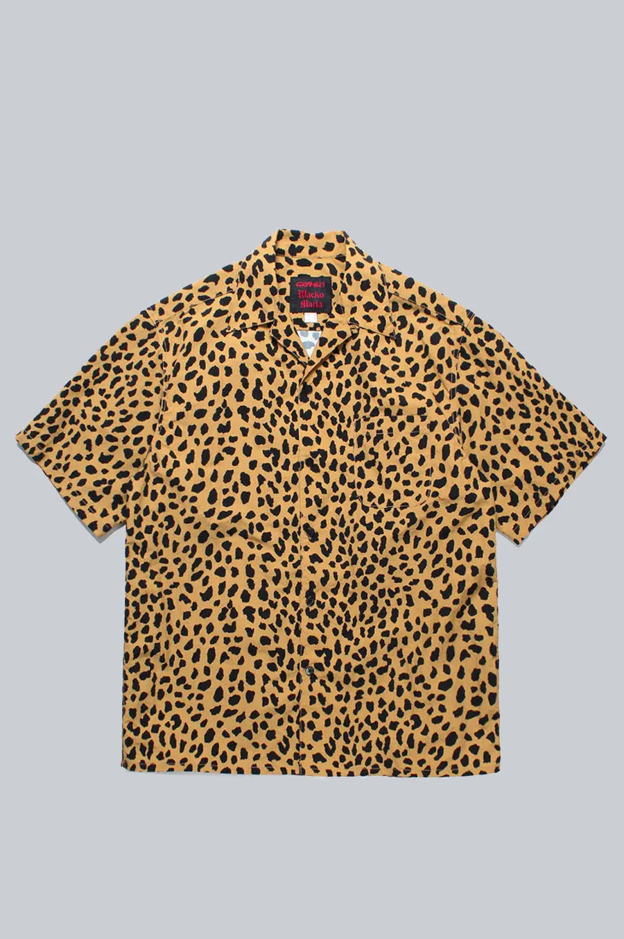 GRAMICCI X WACKO MARIA OPEN COLLAR SHIRT BEIGE