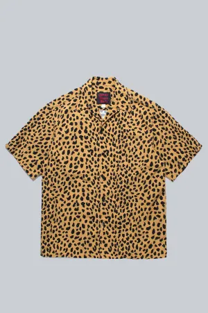 GRAMICCI X WACKO MARIA OPEN COLLAR SHIRT BEIGE