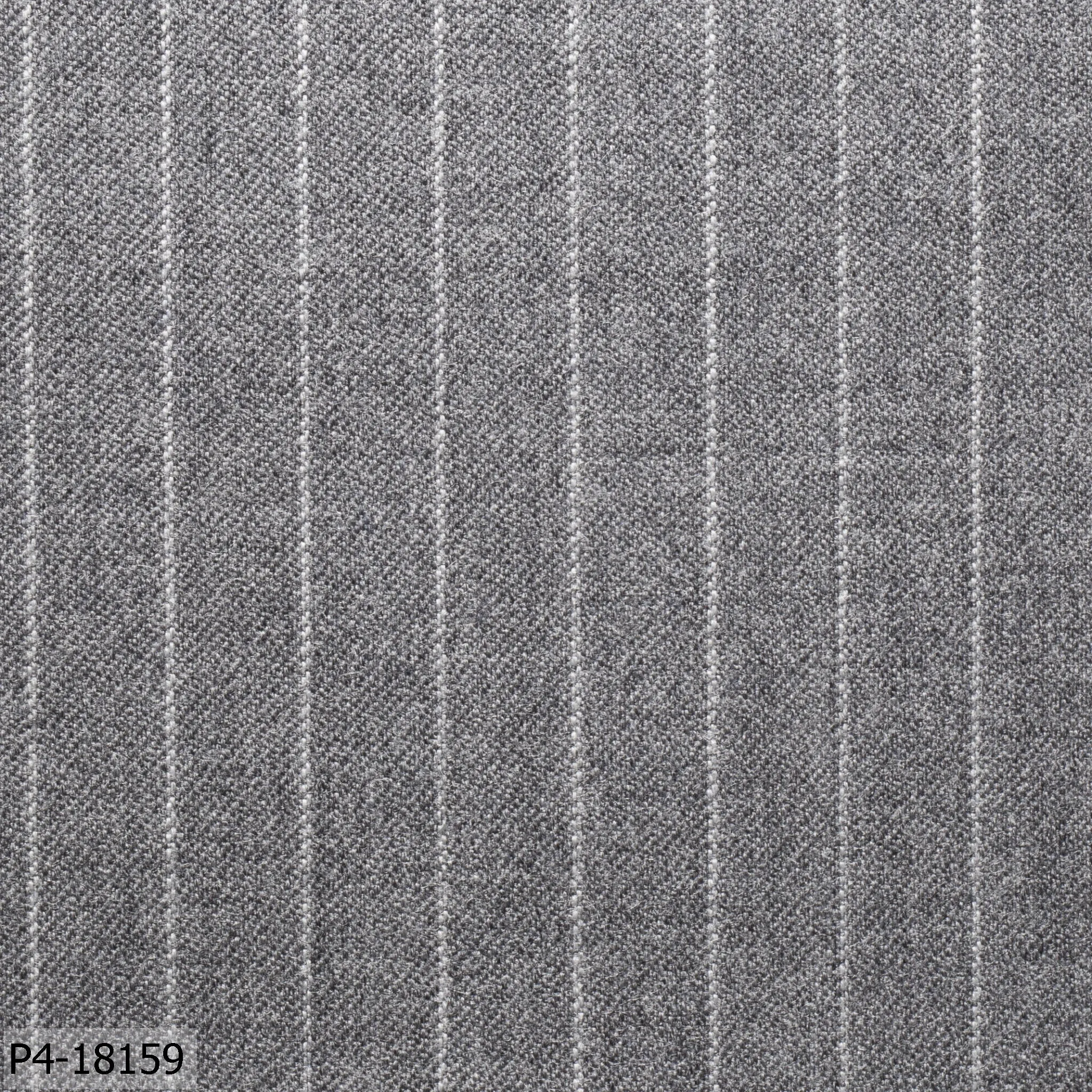 Grey With Light Stripe Flannel Vest