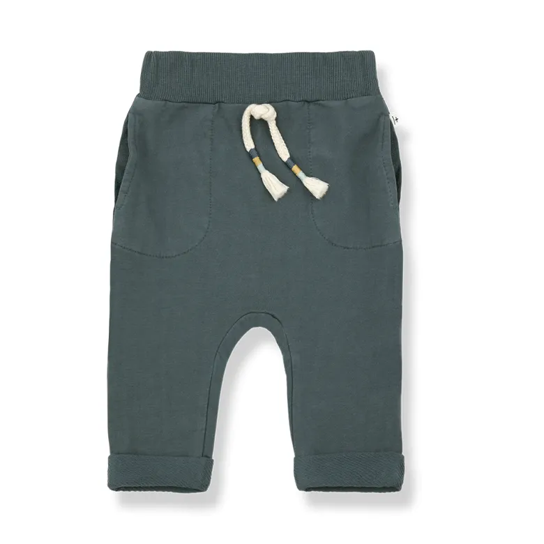 GUREN knit pants - petroleum