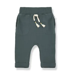 GUREN knit pants - petroleum