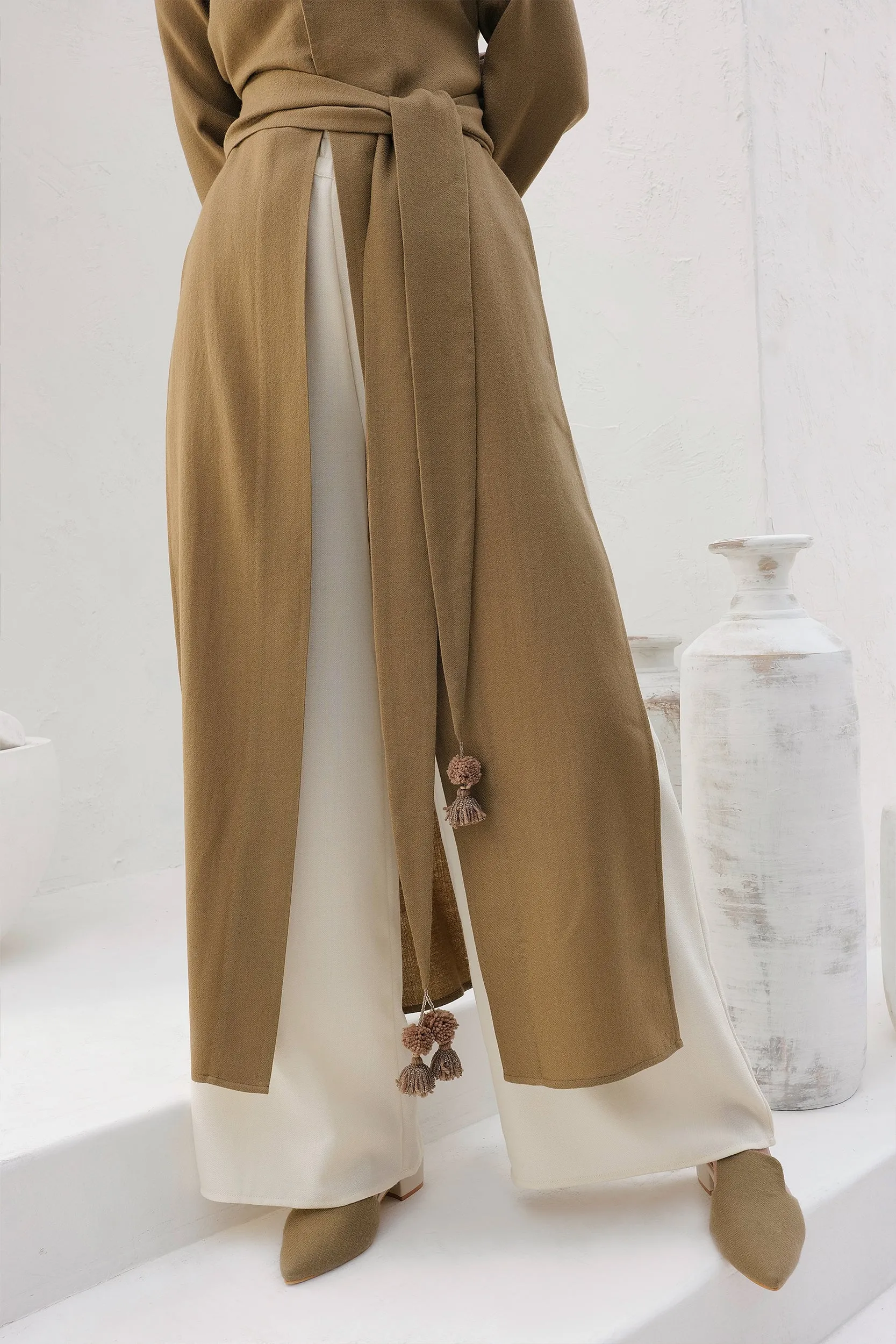 Hakone Woollen Shirt (Clay)