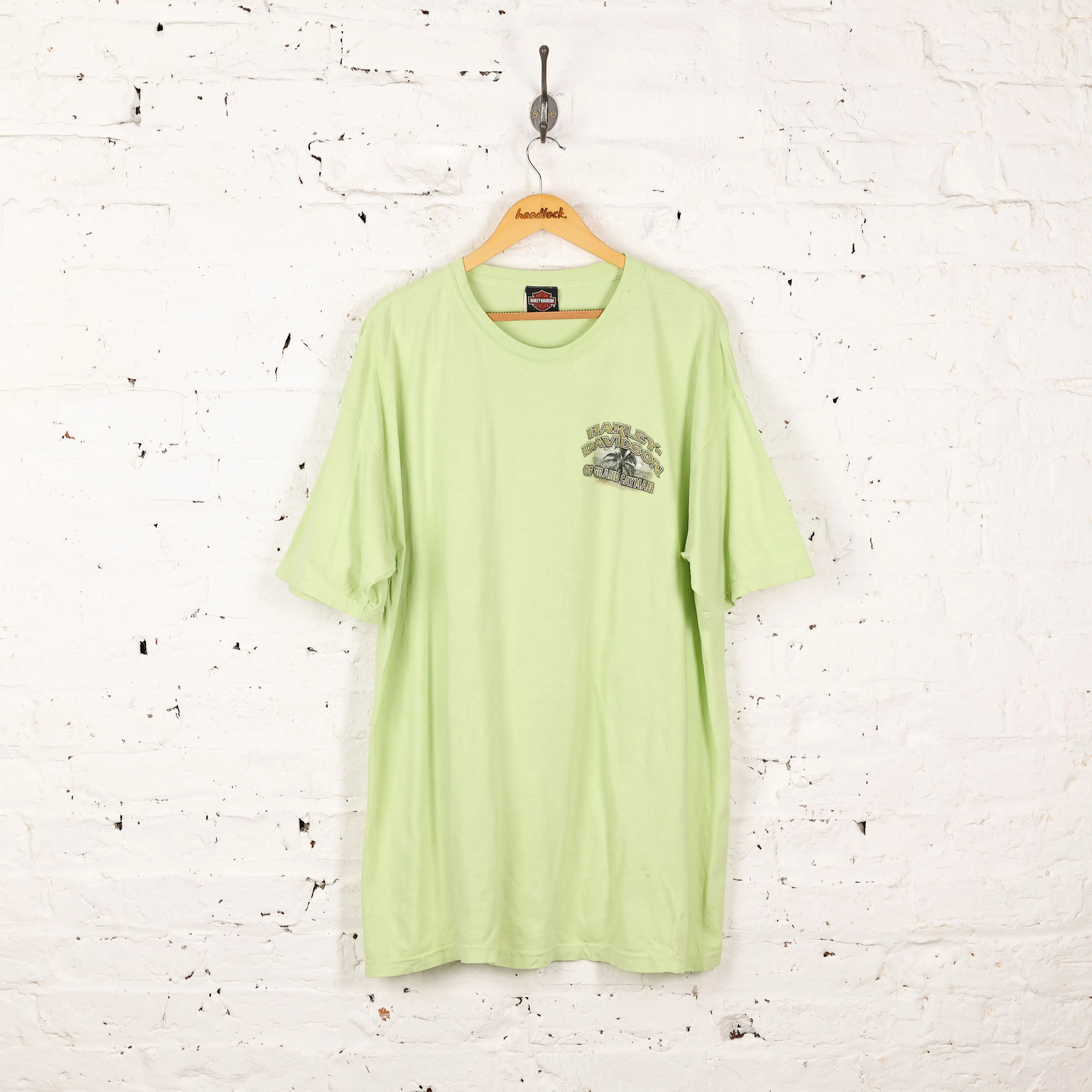 Harley Davidson Grand Cayman T Shirt - Green - XL