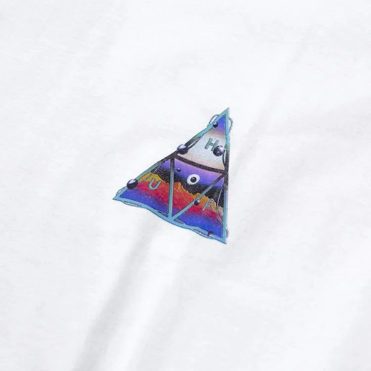 HUF Altered State Triple Triangle S/S T-Shirt White