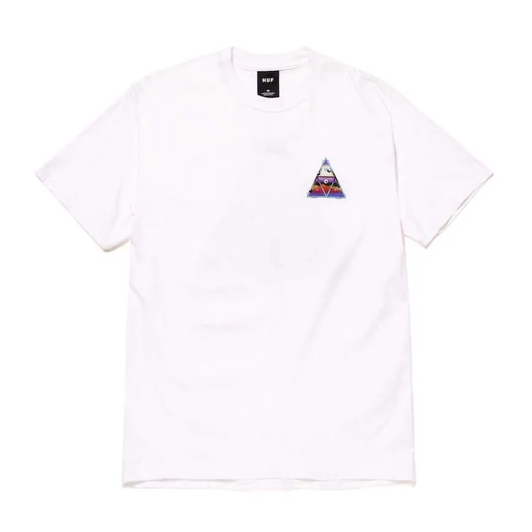 HUF Altered State Triple Triangle S/S T-Shirt White