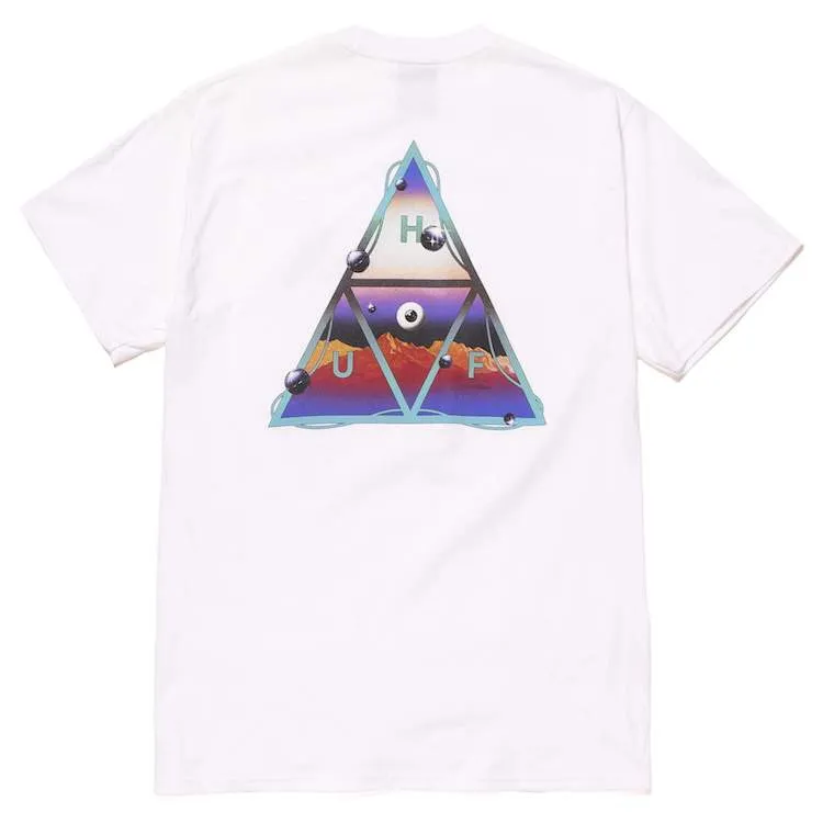 HUF Altered State Triple Triangle S/S T-Shirt White