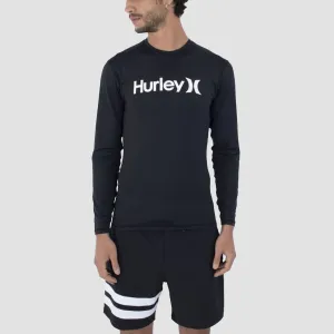 Hurley OAO Quickdry Rashguard UPF 50  Longsleeve T-Shirt Black