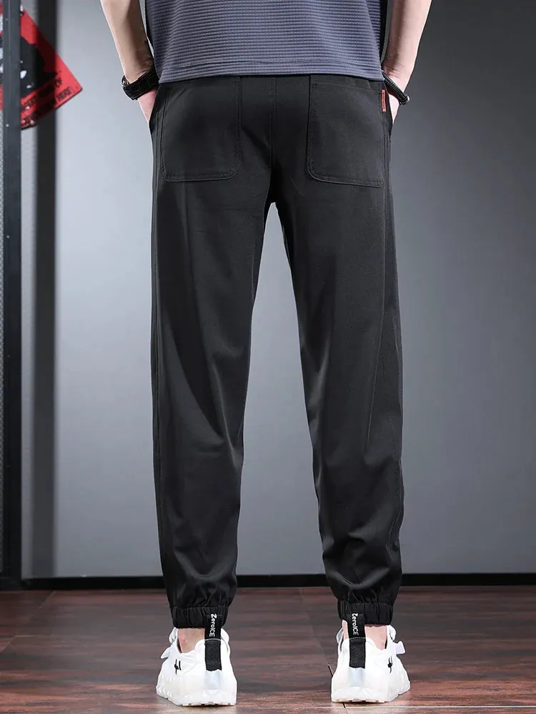 Ice Silk Summer Pants: Cool and Quick-Drying Joggers for Men