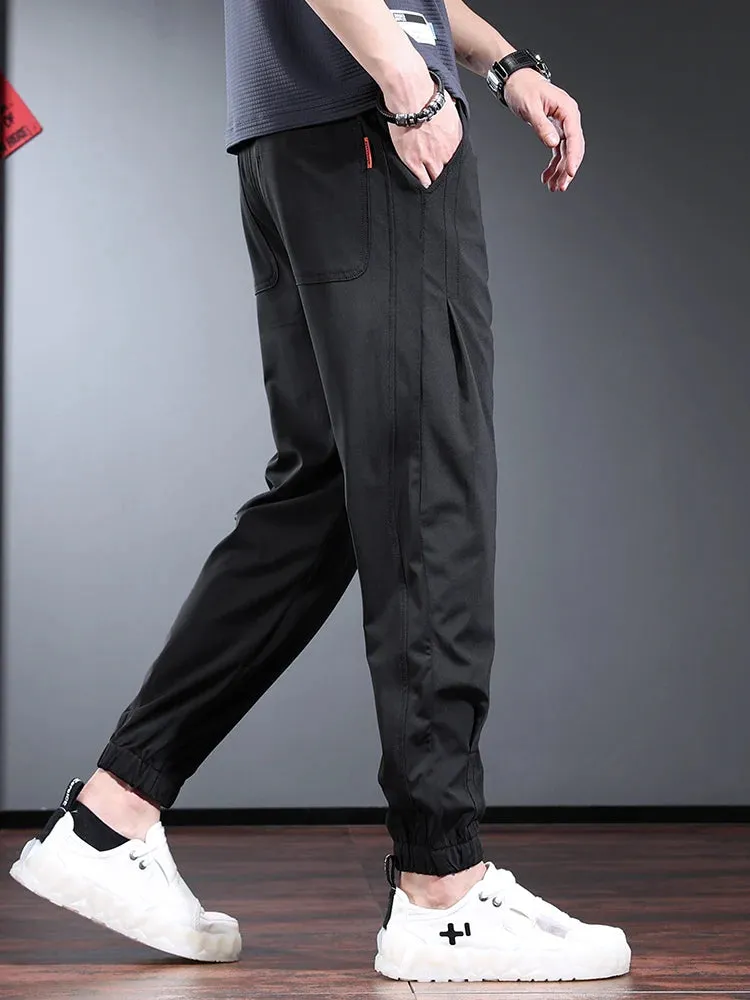 Ice Silk Summer Pants: Cool and Quick-Drying Joggers for Men